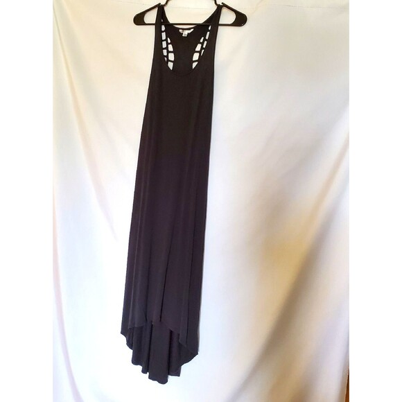 2 Summer Dresses, Volcom Play Along Black Coverup & Blue TieDyed, Size M - Picture 2 of 10